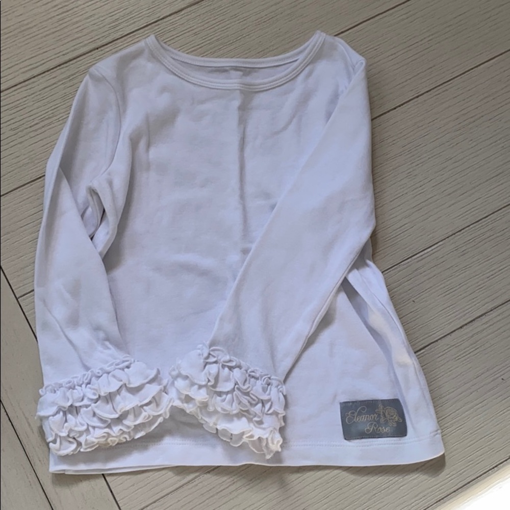 Eleanor Rose ruffle sleeve shirt